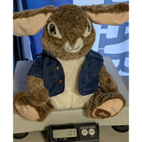 Peter Rabbit 2 Movie Dan Dee Plush Toy 16 Inch Dancing Singing Easter Stuffed Animal 2020 Brown Tan Polyester