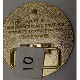 2 5/8" Gun Owners Of America United Belt Buckle Eagle Round Gold Tone Club Springfield Virginia Forbes Place
