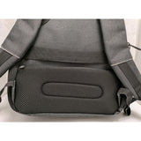 Bruno Cavalli Laptop Backpack USB Charging Port Polyester Grey Design Travel Bag Back Pack