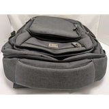 Bruno Cavalli Laptop Backpack USB Charging Port Polyester Grey Design Travel Bag Back Pack