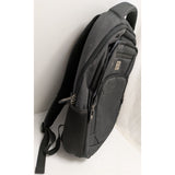 Bruno Cavalli Laptop Backpack USB Charging Port Polyester Grey Design Travel Bag Back Pack