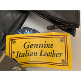 L Jacob Ash Mens Waterproof Italian Leather JA Gloves 40g Thinsulate Insulated Black Large Winter
