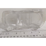 6"L x 2.5"W x 2"T Clear Glass VW Bug Paperweight 1990s Car Beetle Volkswagen Figurine Decor Crystal