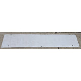 MAKE OFFER 6'X14" Firestone Red & White Tin Metal Advertising Sign Embossed Rectangle Garage Decor