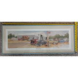 12x30" Arlen Olson Signed Bevy Of Bugs Print 92/500 VW Volkswagen Framed Limited Edition