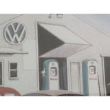 12x30" Arlen Olson Signed Bevy Of Bugs Print 92/500 VW Volkswagen Framed Limited Edition