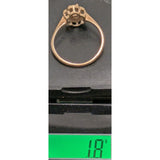 1.7 Grams 10K Gold Ring RFS CO Scrap Vintage 4 Prong Oval RFSCO Openwork Fine