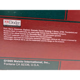 Lime Green 1999 VW Bug Maisto Santa Reindeer Christmas Ornament Volkswagen Die-Cast