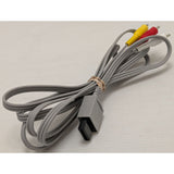 Wii Nintendo RVL-009 Composite AV Cable TV Audio Video RCA Jacks Cord Wii U Video Game