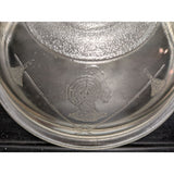 Ice Bucket Guardian Service Ware Aluminum Plastic Liner Glass Lid Medieval Axe Armor Vintage