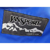 Jansport External Aluminum Frame Backpack Blue Black Hiking Pack USA Hip Wings Camping