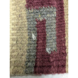19X43 Artesanias Gultex Hand Woven Wool Table Runner Mexico Wall Art Rug Southwestern Striped Zapotec Navajo Style
