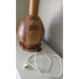 Solid Wood Mid-Century Table Lamp Teak Handmade Hardwoods