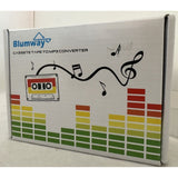 NEW USB Cassette Tape to MP3 Converter BlumWay Portable Cassette Recorder Player Auto-Reverse