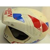 1993 Nolan N19 K Helmet White BMX Full Face Vintage Italy Moto Motocross Dirt Bike Motorcycle