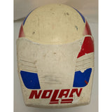 1993 Nolan N19 K Helmet White BMX Full Face Vintage Italy Moto Motocross Dirt Bike Motorcycle
