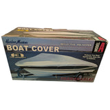 SOLD Harbor Master Boat Cover Model A 14-16 V-Hull Reflective Polyester Trailerable