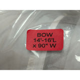 SOLD Harbor Master Boat Cover Model A 14-16 V-Hull Reflective Polyester Trailerable