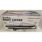 SOLD Harbor Master Boat Cover Model A 14-16 V-Hull Reflective Polyester Trailerable