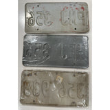 PMJ 356, HEJ 356, 356 938 Maryland License Plates Porsche