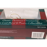 Yellow 1999 Maisto VW Bug Santa Reindeer Volkswagen Ornament Die-Cast Metal Christmas Beetle