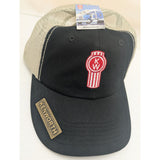 New Kenworth Semi Truck KW Logo Bottle Opener Emblem Hat Black Adjustable NOS