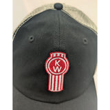 New Kenworth Semi Truck KW Logo Bottle Opener Emblem Hat Black Adjustable NOS
