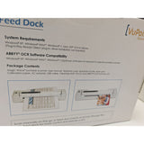 VuPoint Magic Wand Portable Scanner PDS ST450 VP Auto-Feed Dock (White) Portable Cordless