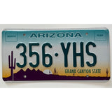 356 YHS Arizona Grand Canyon State License Plate Porsche