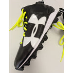 13 Size New Black White Under Armour Men's Crusher RM Football Cleats LaCrosse UA Shoes 1286600-001