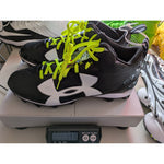 13 Size New Black White Under Armour Men's Crusher RM Football Cleats LaCrosse UA Shoes 1286600-001