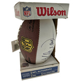 SIGNED Kurt Warner Wilson Mini NFL Autograph Football Leather Ball The Duke Box
