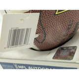 SIGNED Kurt Warner Wilson Mini NFL Autograph Football Leather Ball The Duke Box