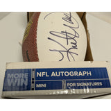 SIGNED Kurt Warner Wilson Mini NFL Autograph Football Leather Ball The Duke Box