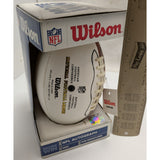 SIGNED Kurt Warner Wilson Mini NFL Autograph Football Leather Ball The Duke Box