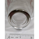 1955? Roberts One Quart Glass Milk Bottle Taste and Compare Duraglas 21 Clear Rectangle