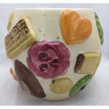 No Lid - VINTAGE LOS ANGELES POTTERY COOKIE JAR - COOKIES ALL OVER