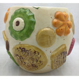 No Lid - VINTAGE LOS ANGELES POTTERY COOKIE JAR - COOKIES ALL OVER