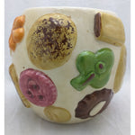 No Lid - VINTAGE LOS ANGELES POTTERY COOKIE JAR - COOKIES ALL OVER