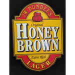 21”x15” JW Dundee’s Original Honey Brown Lager Beer Sign Metal Tin Dundees Extra Rich