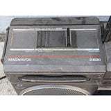 AS-IS Magnavox Super Tandem D8330 Vintage Boombox 2 Band AM/FM Radio 348H Dual Tape Deck Black