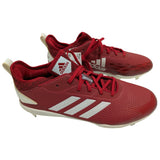 11 Men Adidas Adizero Afterburner Baseball Cleats Red/White Light Synthetic Spikes CG5217