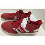 11 Men Adidas Adizero Afterburner Baseball Cleats Red/White Light Synthetic Spikes CG5217