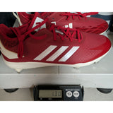 11 Men Adidas Adizero Afterburner Baseball Cleats Red/White Light Synthetic Spikes CG5217