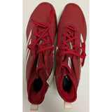 11 Men Adidas Adizero Afterburner Baseball Cleats Red/White Light Synthetic Spikes CG5217