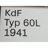 28x20 Inches 1941 KdF Typ 60L Volkswagen Beetle Poster VW Bug Framed Print Historical Poster