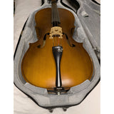 1980 Engelhardt 3/4 Model E121 Cello 5534 Travelite Case Bow USA Made Vintage