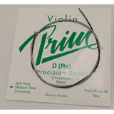 Prim Violin Precision Strings Set AB Gunnar Fröjel Chromium Steel Made In Sweden String