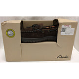NEW 10 M Clarks Indoor/Outdoor Slippers Brown Suede Slip On Boat Shoes Mens Trapper Moccasin Lined JMH0675