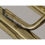 AS-IS 2001 Getzen 300 Series Trumpet Elkhorn Wisconsin Gold Brass 7C Case